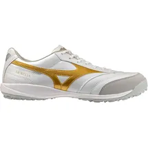 Mizuno Morelia Sala Pro TF Herren Weiß/Football Gold/Galaxy Silver 45