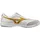 Mizuno Morelia Sala Pro TF Herren Weiß/Football Gold/Galaxy Silver 45