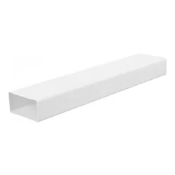 Kabelkanal Lüftungsrohr Flachkanal TV HiFi Computer Lampen 110x55mm 1m airRoxy 7822