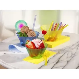 Papstar Eis- und Dessertschalen rund pink 54-tlg.