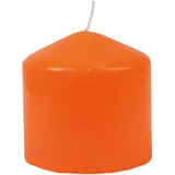 HS Candle Stumpenkerzen Ø8cm Orange Mandarin