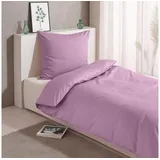 Traumschlaf Bettwäsche Pure in mauve | 2x 80x80 cm)