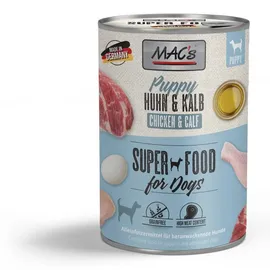 MAC's Puppy Nassfutter Hähnchen & Kalbfleisch 400 g