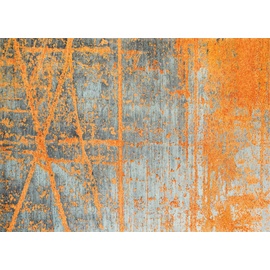 Wash+Dry Rustic 170 x 240 cm grau/orange