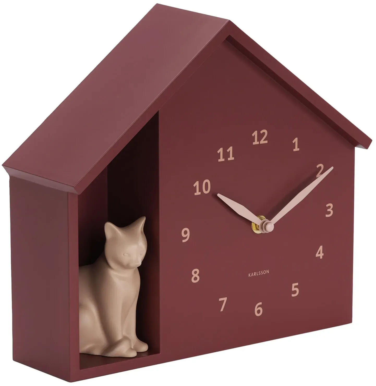 KARLSSON Wanduhr SITTING CAT - B/H/T ca. 26.00x29.00x10.30