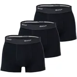 GANT Boxershorts 3er Pack Schwarz / Weiß M