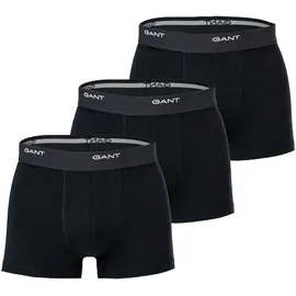 GANT Boxershorts 3er Pack Schwarz / Weiß M