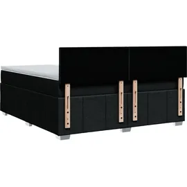 vidaXL Boxspringbett 180 x 200 cm Schwarz