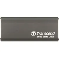 Transcend ESD265C Portable, USB 10Gbps, Type-C 500 GB Externe SSD Grau