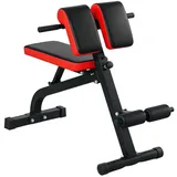 sportnow Hantelbank, verstellbar, klappbar, bis 120 kg, Schwarz