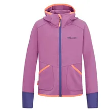 TROLLKIDS Saltfjord Jacke Mallow Pink/Papaya/Violet Blue 128