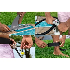 BESTWAY SUP Board Stand up Paddle Allrounder 335 x 84 x 15 cm blau