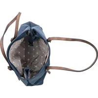 Rieker Damen Shopper Handtasche erweiterbar viel Stauraum H1028, Farbe:Blau - Blau
