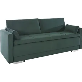 OTTO home Schlafsofa Mikrofaser 2-Sitzer Grün