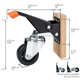 HMF Schwerlastrollen 400 kg