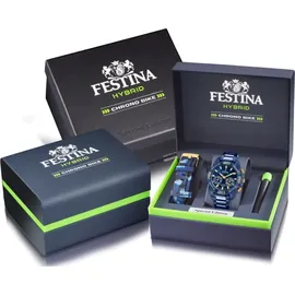 Festina Chrono Bike Connected 45 mm dunkelblau/blau