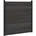 Zaunelement 3 pcs 0 x 0 cm Schwarz/Aluminium