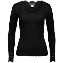 Rosemunde Langarmshirt (1-tlg) Spitze schwarz M (38)