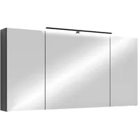 ByLIVING Spiegelschrank SPREE, Breite 120 cm, anthrazit, LED Beleuchtung