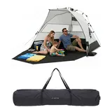 Qeedo Strandmuschel Quick Bay Pro mit UV80-Schutz und Quick-up-System