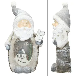 Weihnachtsmann LED Winter Beleuchtung Tischdeko Deko Weihnachten Figur 52 cm
