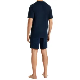 SCHIESSER Pyjama Schlafanzug Dunkelblau 54