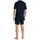 SCHIESSER Pyjama Schlafanzug Dunkelblau 54
