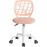 FurnitureR Home Office Stuhl Ergonomischer justierbarer Höhendreher Rolling Computer Executive Stuhl für Home Office Arbeitszimmer, Candy Pfirsich rosa