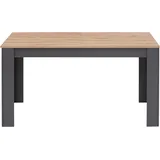Home Affaire Esstisch HOME AFFAIRE "Bergamo Küchentisch", grau (anthrazit, artisan eiche), B:140cm H:75cm T:80cm, Tische, Esstisch, pflegeleichter Esstisch, erhältlich in 3 Größen, 140 cm ausziehbar
