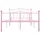 vidaXL Bettgestell Rosa Metall 140×200 cm