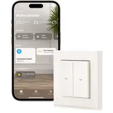 Eve Shutter Switch (Apple Home) - Smarte Rollladensteuerung mit integrierten Zeitplänen, Adaptive Beschattung, Siri-Sprachsteuerung, Zeitschaltuhr, Fernzugriff, keine Bridge nötig, Bluetooth/Thread