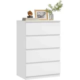 Woltu Kommode 60 x 90 x 40 cm Weiß