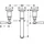 Hansgrohe Montreux 3-Loch Waschtischarmatur Edelstahl Optic
