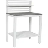Brafab Outdoorküchen-Modul Arbeitsmodul Bellac Aluminium Weiß