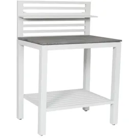 Brafab Outdoorküchen-Modul Arbeitsmodul Bellac Aluminium Weiß
