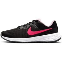 Nike Revolution 6 Sneaker, Black Hyper Pink Pink Foam, 35.5 EU