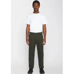 KnowledgeCotton Apparel Chinohose »CHUCK regular«, im cleanen Look KnowledgeCotton Apparel Forrest Night 36