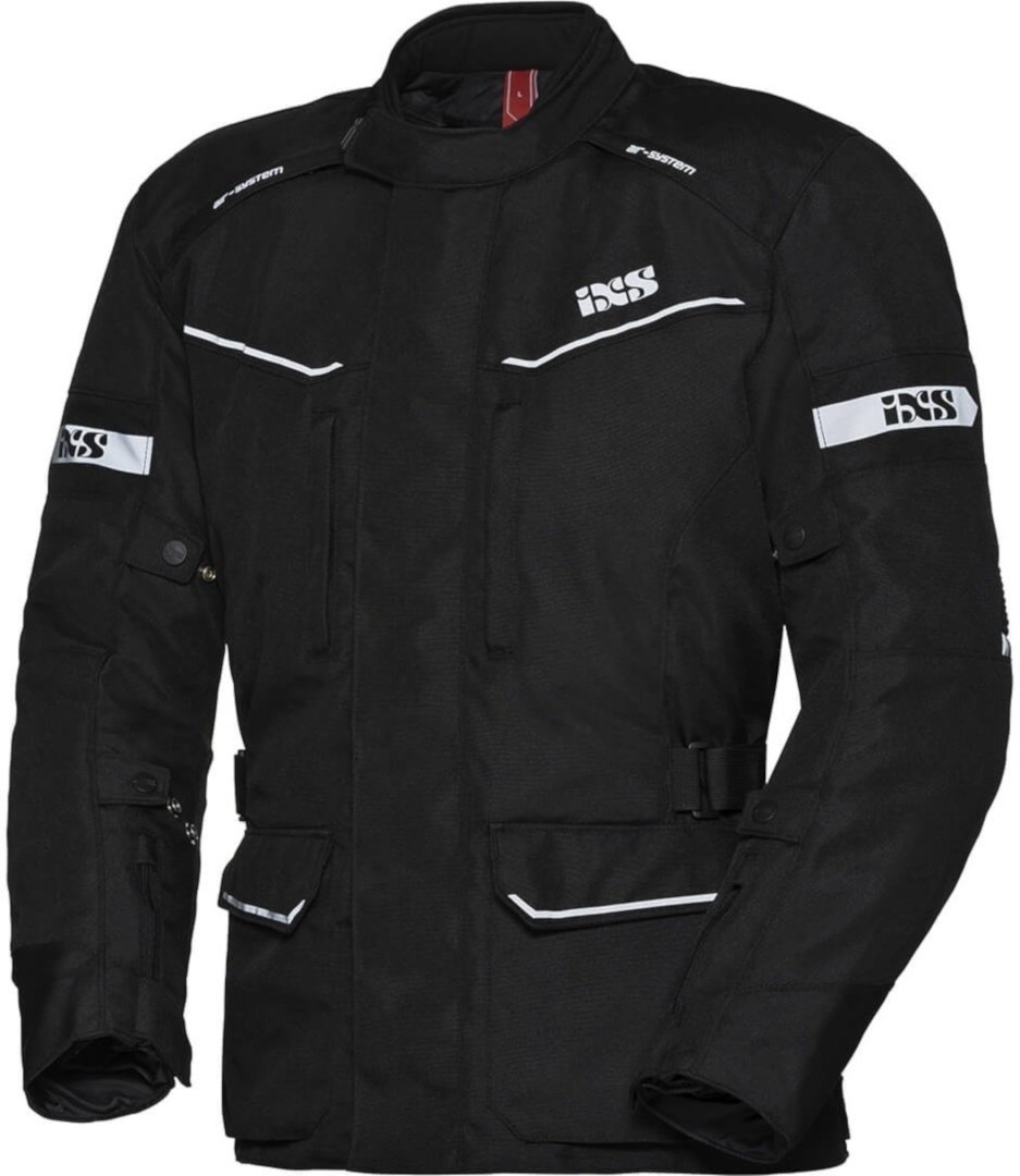 IXS Tour Evans-ST Dames motorfiets textiel jas, zwart, 2XL Voorvrouw