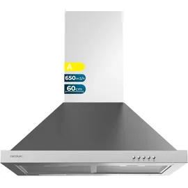 Cecotec Bolero Flux PM 606500 Pyramiden-Dunstabzugshaube 60 cm Edelstahl