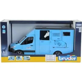 Bruder 02674 Matchbox Sprinter Tiertransporter mit 1 Pferd