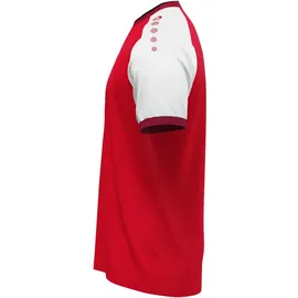 Jako Dynamic kurzarm rot/weiß/dunkelrot, 164