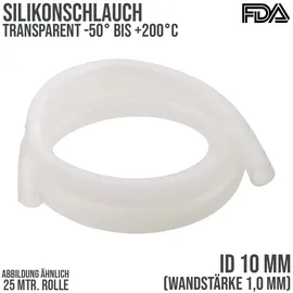 FP Silikonschlauch 25 m transparent