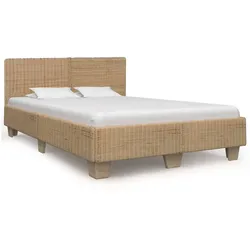 Bettrahmen Rattan Handgeflochten 140x200 cm