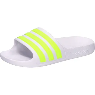 adidas Aqua Adilette Kids Cloud White / Solar Slime / Cloud White 39