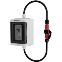 Doktorvolt Adapter 230V Stecker auf 230V Kupplung mit Sicherung C16 1P Doktorvolt DV-2513-AZ-230V