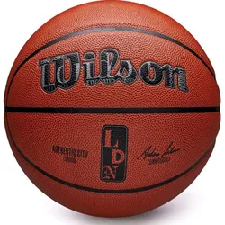 Ballon de Basketball Wilson NBA Authentic Stadt London orange 7