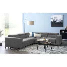 Smart Ecksofa Valencia ¦ grau ¦ Maße (cm): B: 269 H: 90 T: 173.0