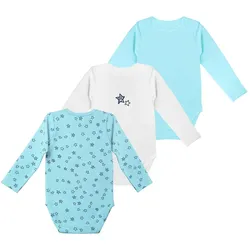 DIM Unisex Langarmbody Set 3er Pack