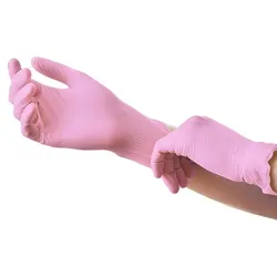 1000 `Medi-Inn® Classic` Handschuhe, Nitril puderfrei pink `Nitril Pink Plus` Größe XL