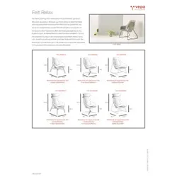 VEPA Sessel Felt Relax Eiche natur anthrazit Felt-RE20HF Tesla